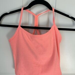 Beyond Yoga Coral Pink Strappy Tank Top